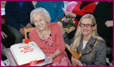 Image of resident celebrating 100th birthday